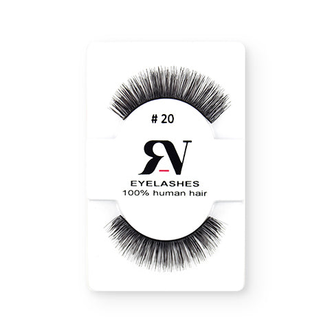 #20 Pestaña postiza cabello humano RV Eyelashes