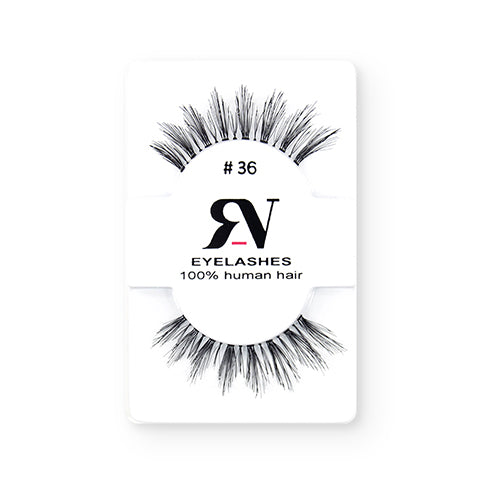#36 Pestaña postiza cabello humano RV Eyelashes