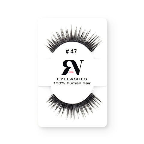 #47 Pestaña postiza cabello humano RV Eyelashes